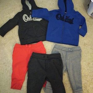 Oshkosh sweatsuit bundle